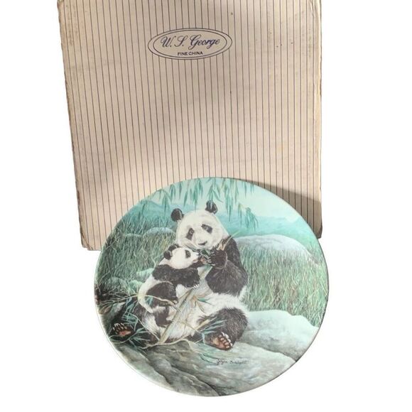 VINTAGE W S George Fine China A Mother’s Care Collector Plate by Joyce Bridges W - Picture 5 of 12